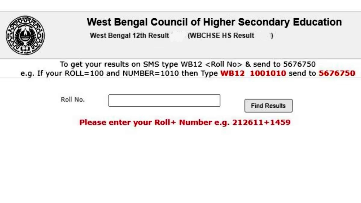 wbchse result